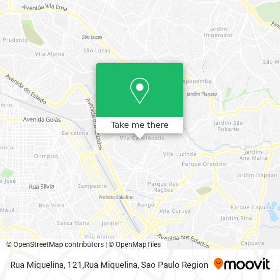 Rua Miquelina, 121,Rua Miquelina map