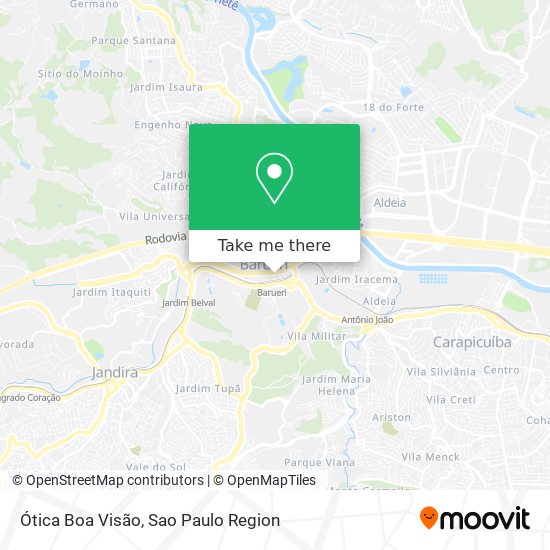 Ótica Boa Visão map