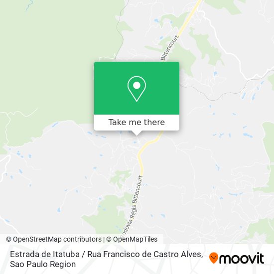 Estrada de Itatuba / Rua Francisco de Castro Alves map