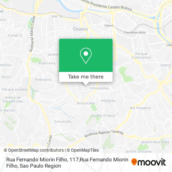 Rua Fernando Miorin Filho, 117,Rua Fernando Miorin Filho map