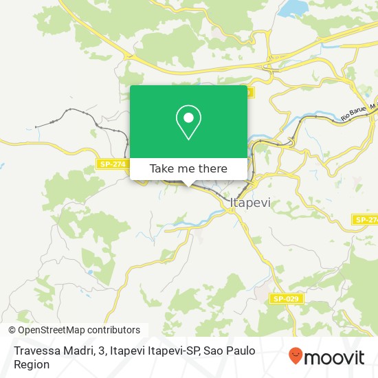 Travessa Madri, 3, Itapevi Itapevi-SP map