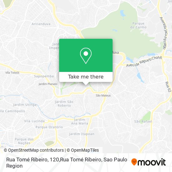 Rua Tomé Ribeiro, 120,Rua Tomé Ribeiro map