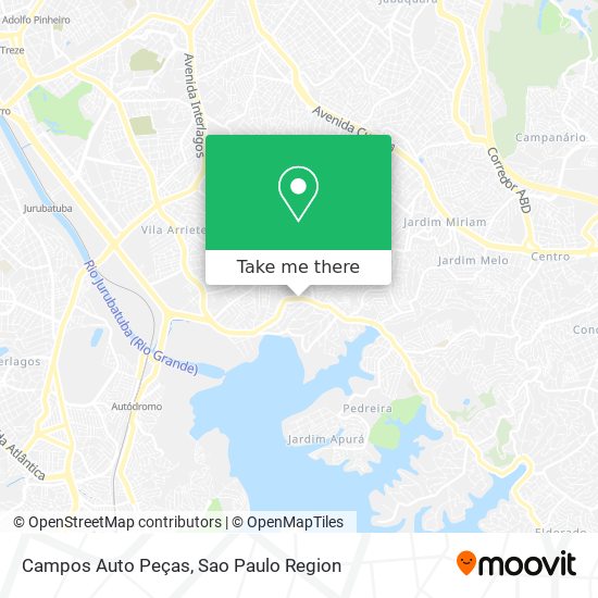 Mapa Campos Auto Peças