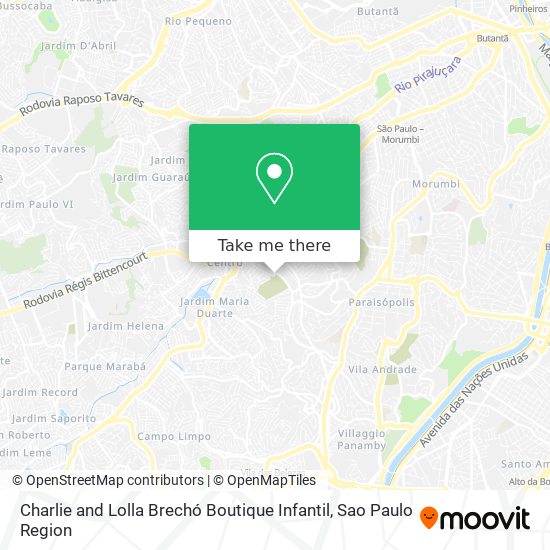 Charlie and Lolla Brechó Boutique Infantil map