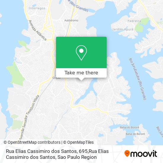 Mapa Rua Elias Cassimiro dos Santos, 695,Rua Elias Cassimiro dos Santos