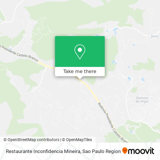Restaurante Inconfidencia Mineira map
