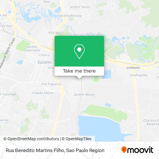 Rua Benedito Martins Filho map