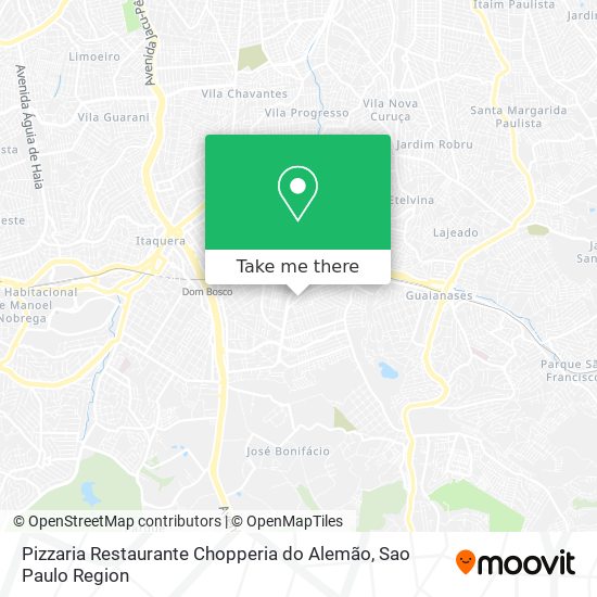 Pizzaria Restaurante Chopperia do Alemão map