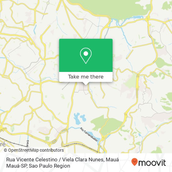 Rua Vicente Celestino / Viela Clara Nunes, Mauá Mauá-SP map