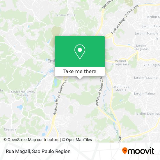 Rua Magali map