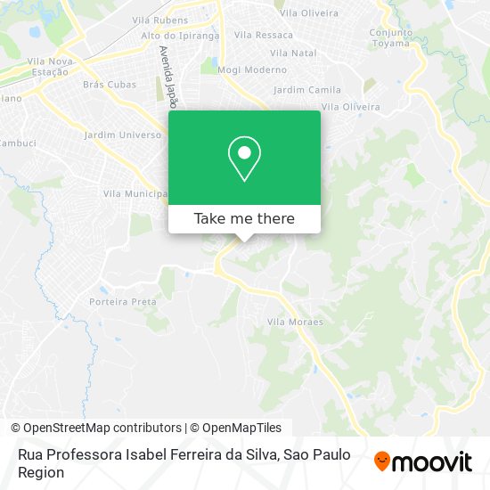 Rua Professora Isabel Ferreira da Silva map