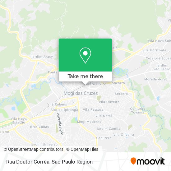 Rua Doutor Corrêa map