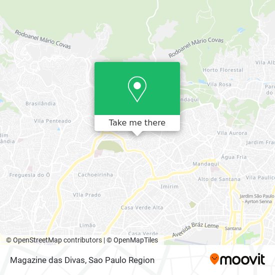 Magazine das Divas map