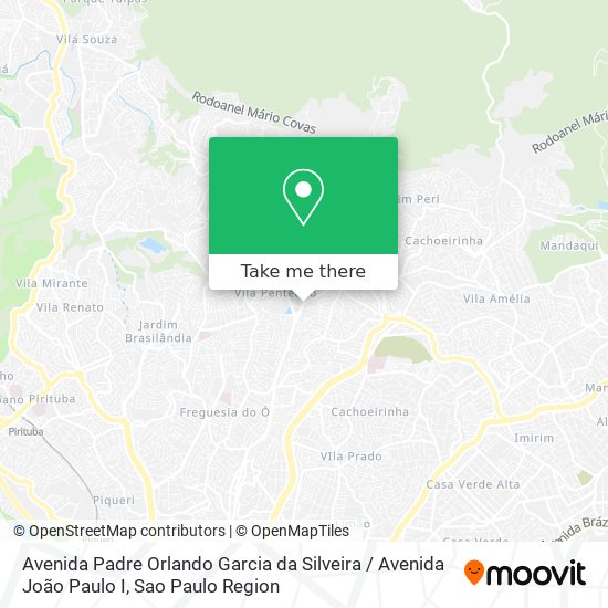 Avenida Padre Orlando Garcia da Silveira / Avenida João Paulo I map