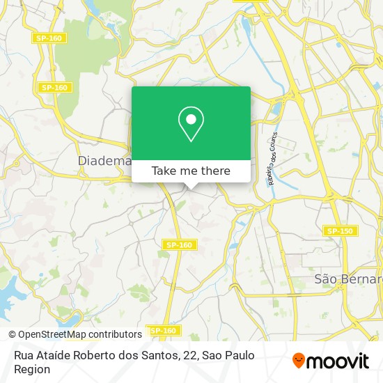 Rua Ataíde Roberto dos Santos, 22 map