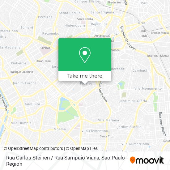 Rua Carlos Steinen / Rua Sampaio Viana map