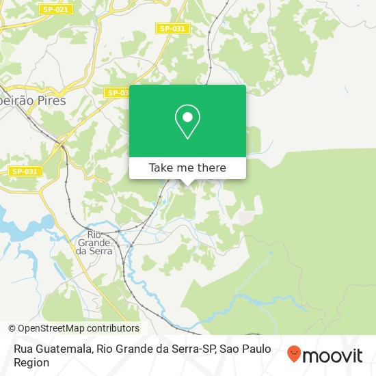 Rua Guatemala, Rio Grande da Serra-SP map