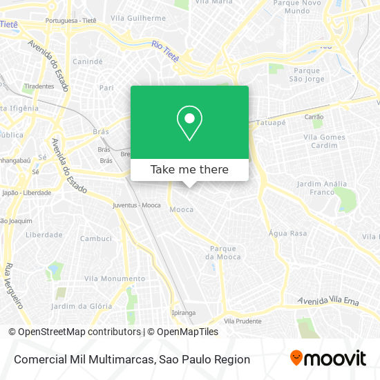 Comercial Mil Multimarcas map