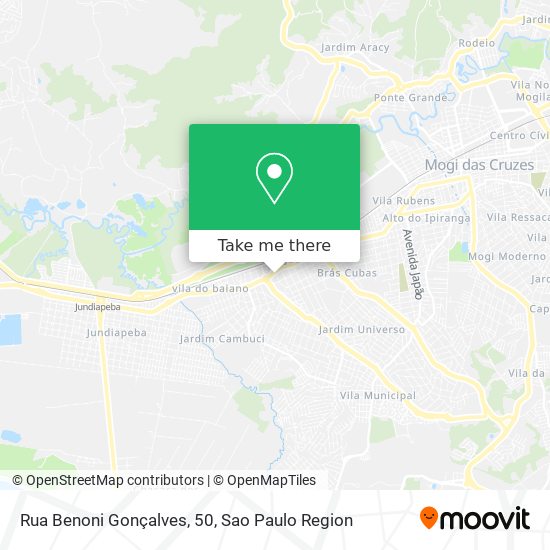 Rua Benoni Gonçalves, 50 map