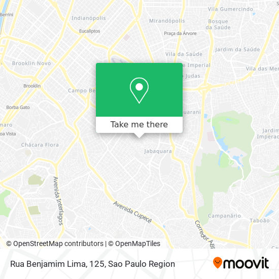 Rua Benjamim Lima, 125 map