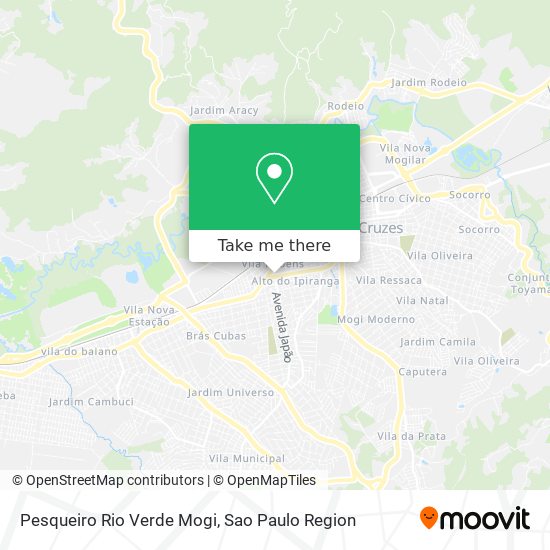 Pesqueiro Rio Verde Mogi map