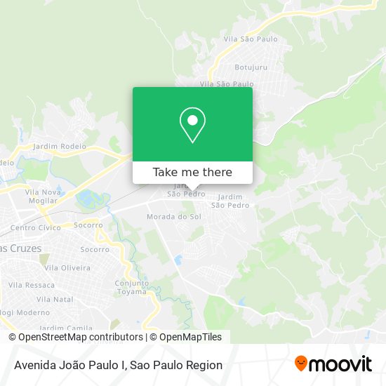 Avenida João Paulo I map