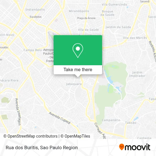 Rua dos Buritis map