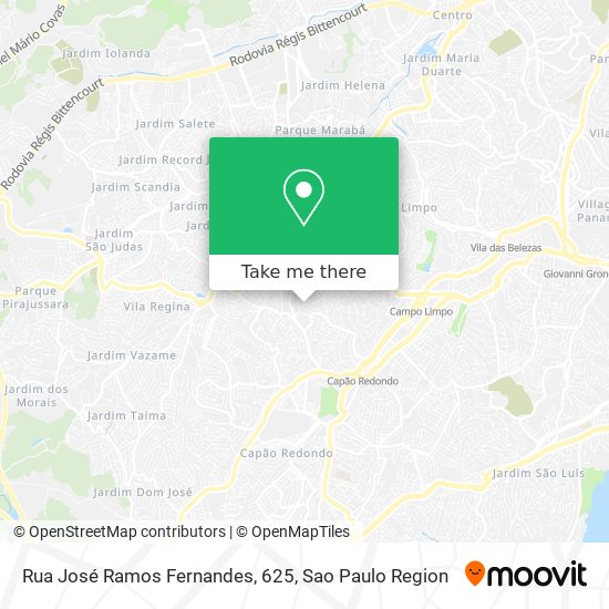 Rua José Ramos Fernandes, 625 map