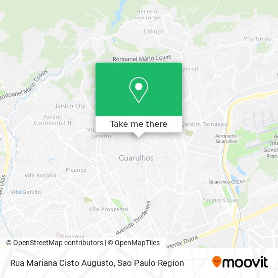 Rua Mariana Cisto Augusto map