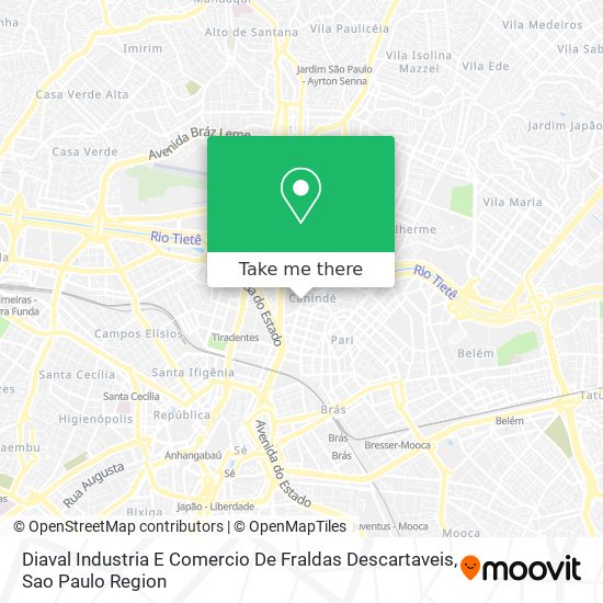 Mapa Diaval Industria E Comercio De Fraldas Descartaveis