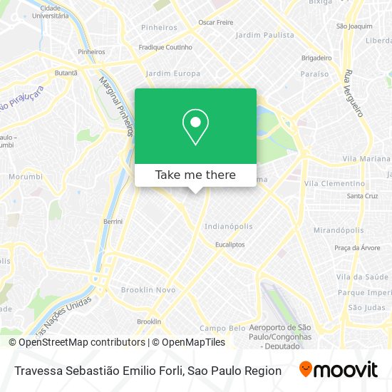 Mapa Travessa Sebastião Emilio Forli