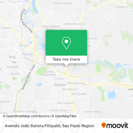 Avenida João Batista Fittipaldi map