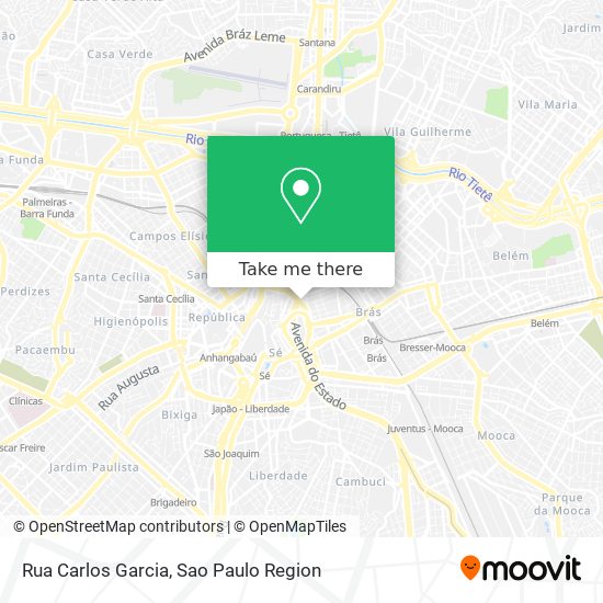 Mapa Rua Carlos Garcia