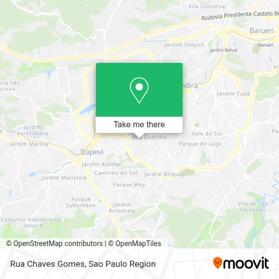 Rua Chaves Gomes map