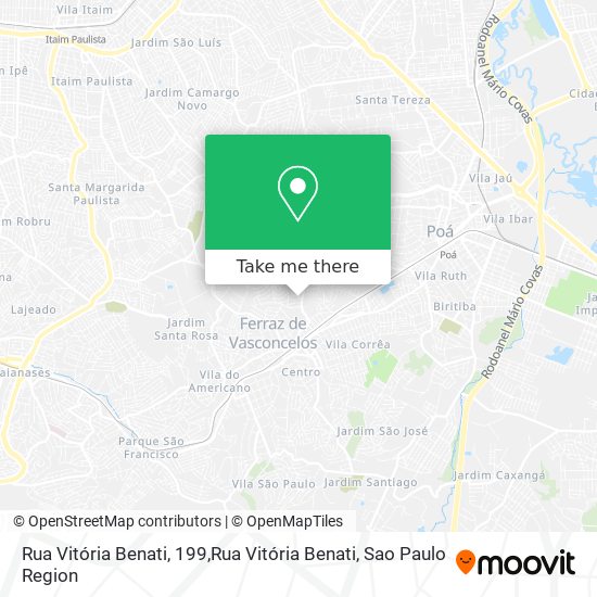 Rua Vitória Benati, 199,Rua Vitória Benati map