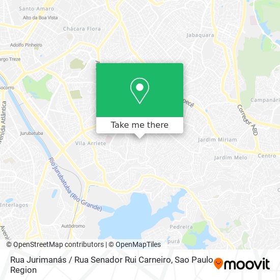 Mapa Rua Jurimanás / Rua Senador Rui Carneiro