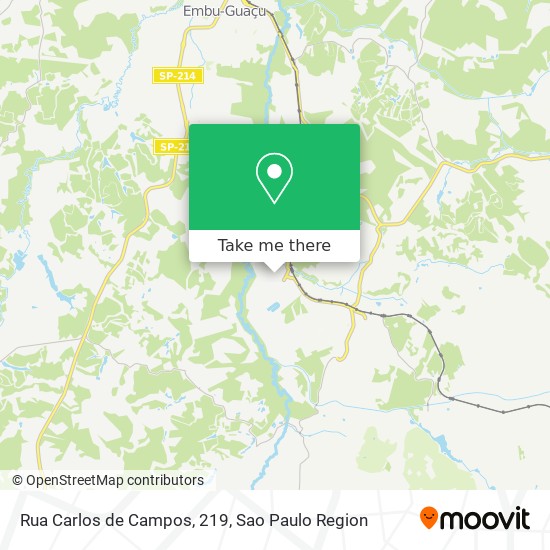 Mapa Rua Carlos de Campos, 219
