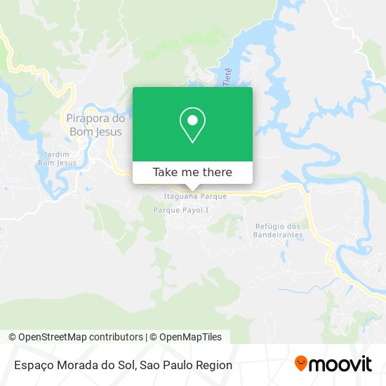 Espaço Morada do Sol map