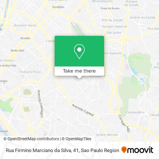 Rua Firmino Marciano da Silva, 41 map