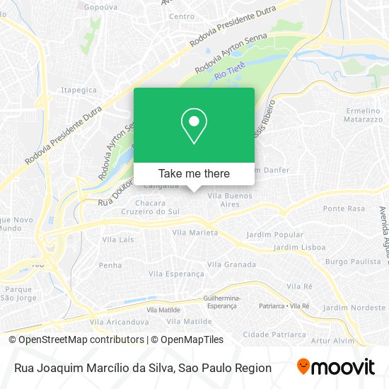 Rua Joaquim Marcílio da Silva map