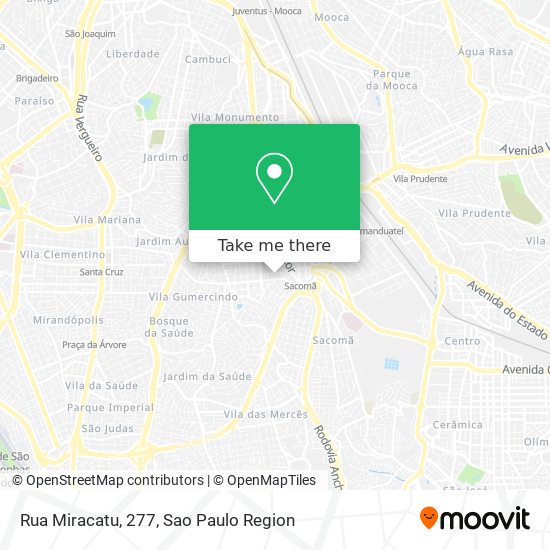 Mapa Rua Miracatu, 277