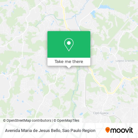 Mapa Avenida Maria de Jesus Bello