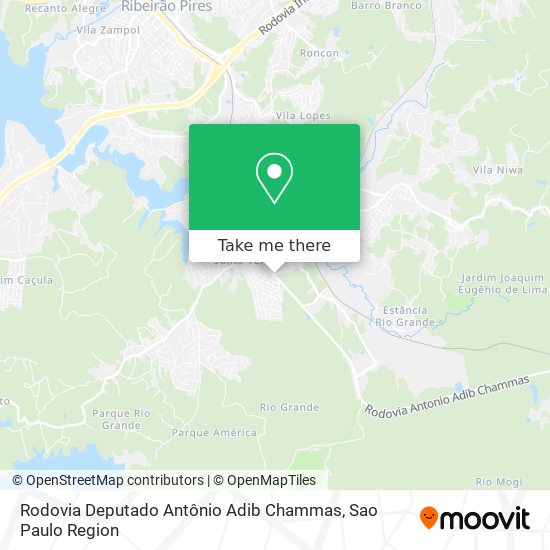Rodovia Deputado Antônio Adib Chammas map