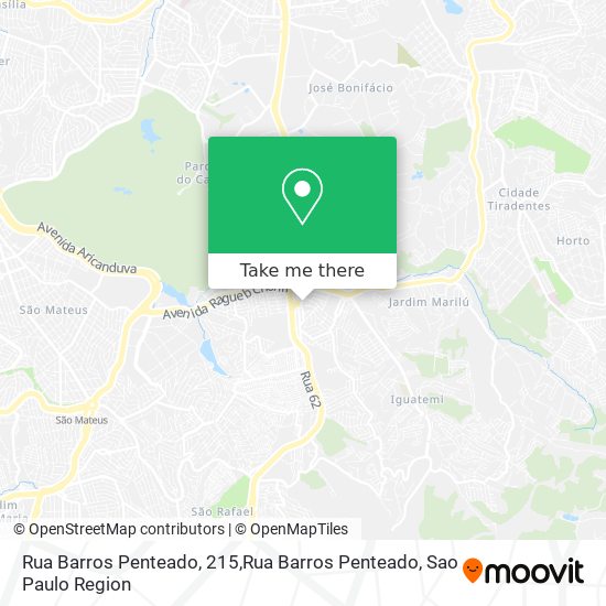 Mapa Rua Barros Penteado, 215,Rua Barros Penteado