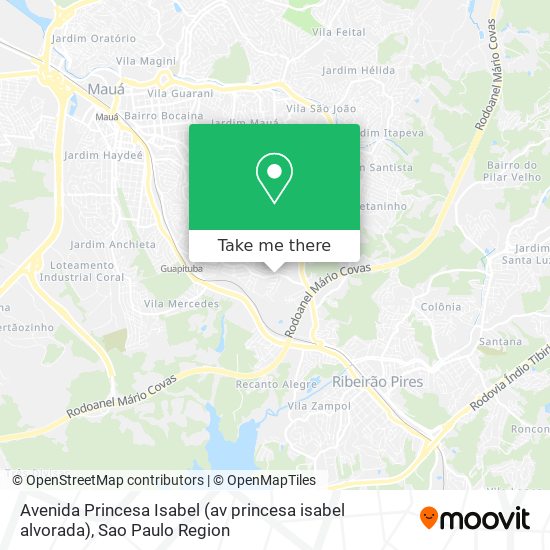 Avenida Princesa Isabel (av princesa isabel alvorada) map