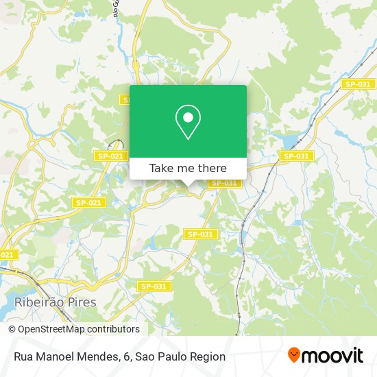 Mapa Rua Manoel Mendes, 6