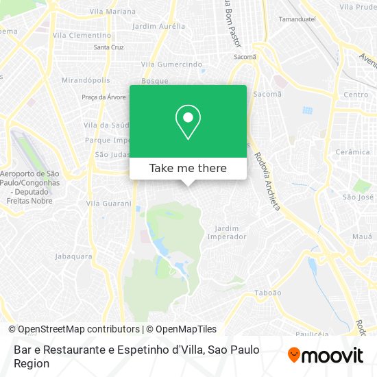 Bar e Restaurante e Espetinho d'Villa map