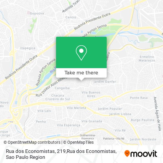 Mapa Rua dos Economistas, 219,Rua dos Economistas