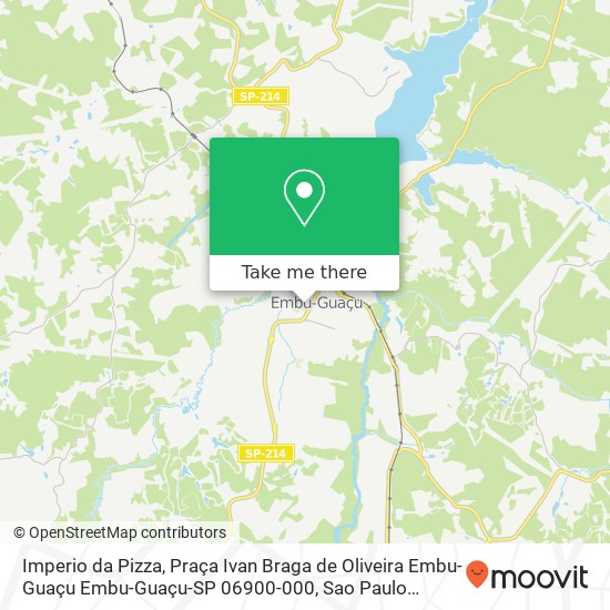 Imperio da Pizza, Praça Ivan Braga de Oliveira Embu-Guaçu Embu-Guaçu-SP 06900-000 map