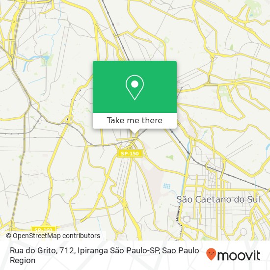 Rua do Grito, 712, Ipiranga São Paulo-SP map
